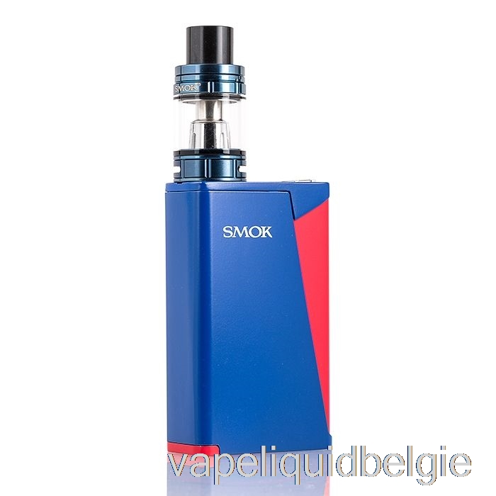 Vape België Smok H-priv Pro 220w Tc Starterkit Blauw/rood